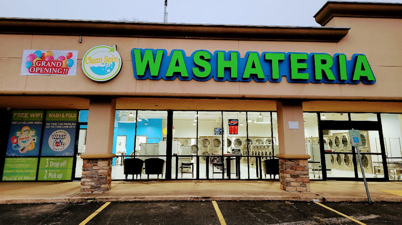 Clean Spin Washateria in Spring